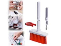 Juego de cepillos multifuncionales para limpiar teclados y auriculares. ELECTVAULT1