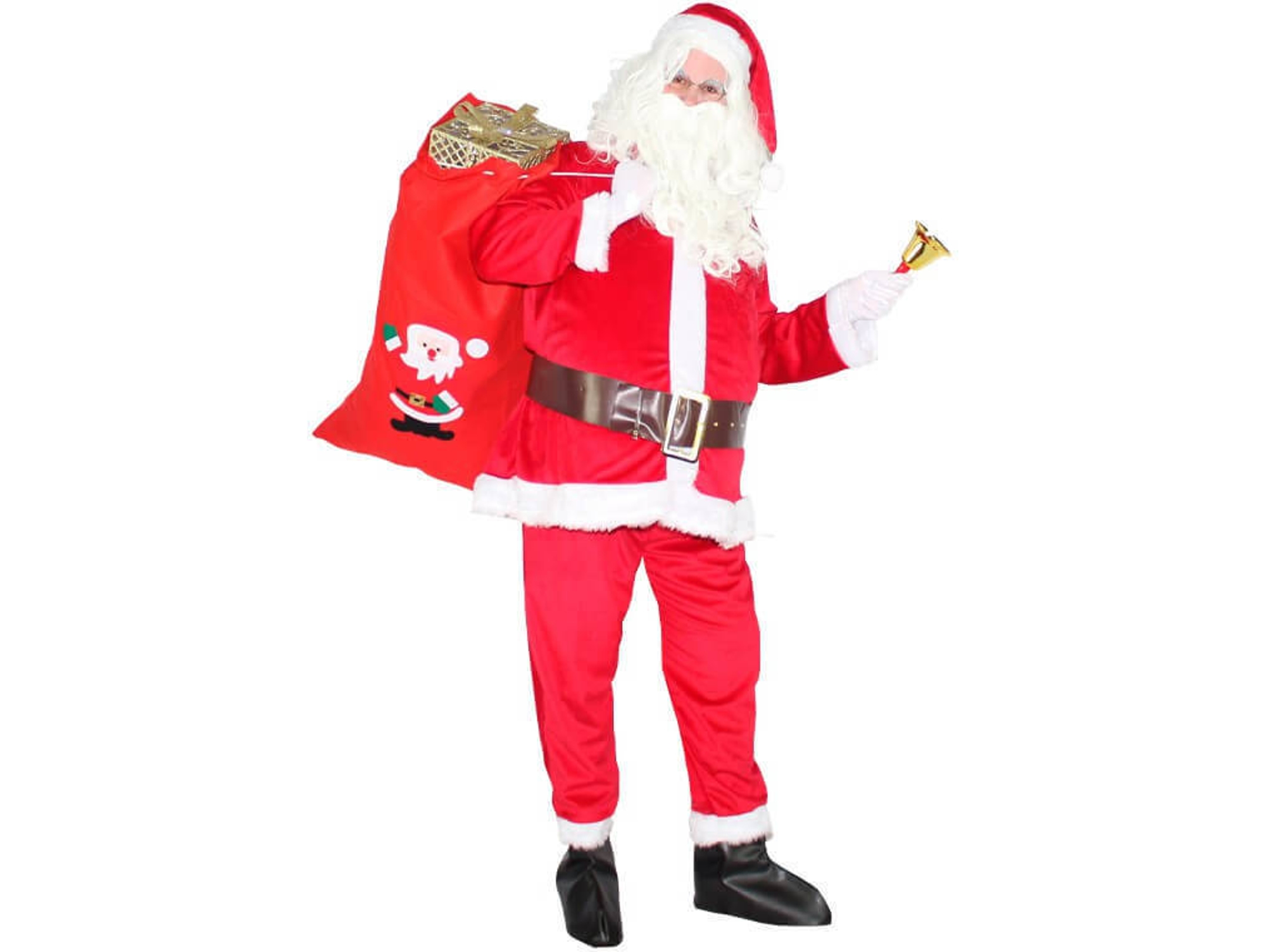 Disfraz de Hombre DISFRAZZES Papá Noel Deluxe (Talla: Talla Universal)
