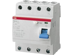 Disyuntor Fi de 4 polos, 25 A, 230 V/CA, 400 V/CA, 2csf204101r1250 Abb (2csf204101r1250)