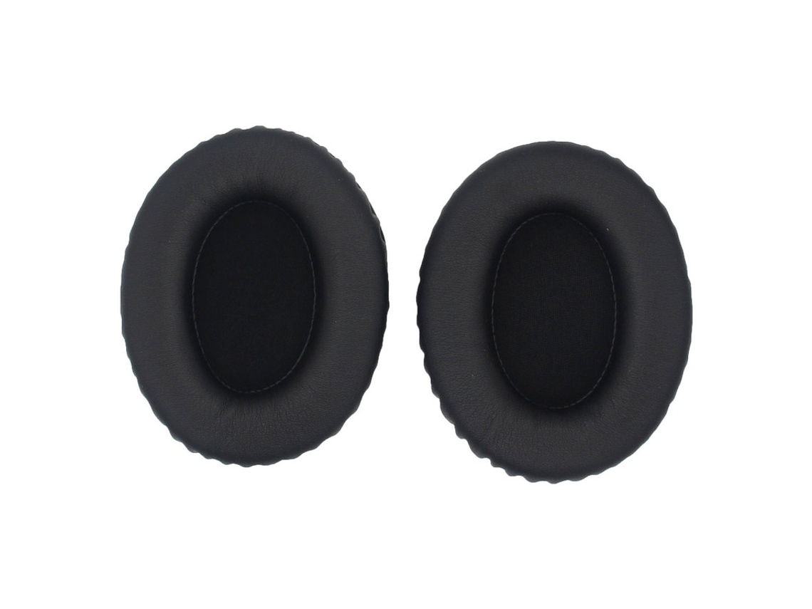 Almohadillas ovaladas de cuero proteico premium Szsmart, 90 x 70 mm, color negro (paquete de 2)