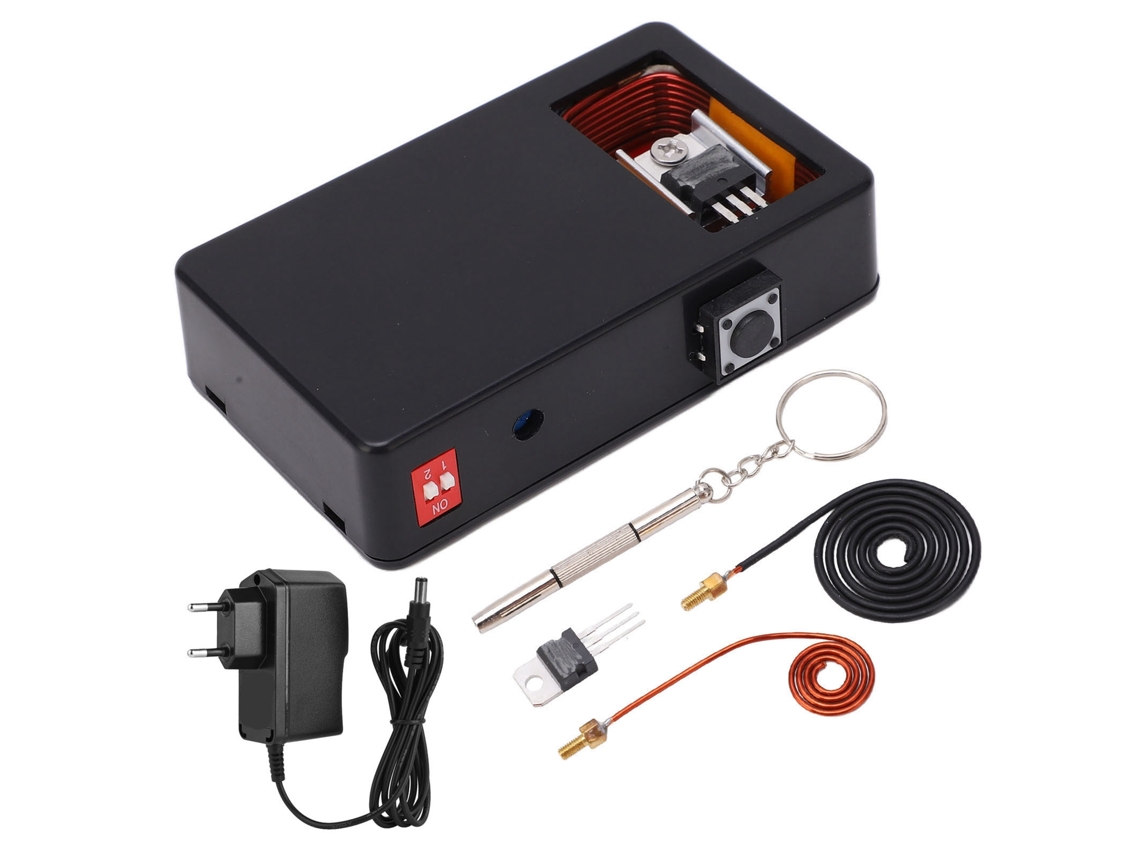 Generador de pulsos electromagnéticos EMP 2026, transmisor de frecuencia de 150 MHz con antenas internas y externas para laboratorios y fábricas.