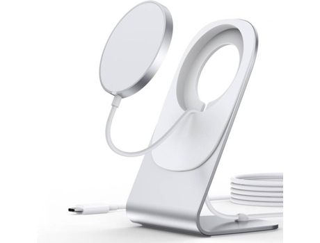 Cargador Inalámbrico CHOETECH Magsafe 15W Blanco