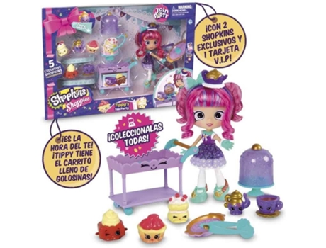 MuÁÂÁÂÁÂÁ±eca GIOCHI-PREZIOSI Shoppies Fiesta Del Te Con Tippy (Edad MÁÂÁÂÁÂÁ nima: 5 AÁÂÁÂÁÂÁ±os)