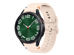 Correa de silicona cosida para Samsung Galaxy Watch 6 Classic con patrón de ondas CSYY.