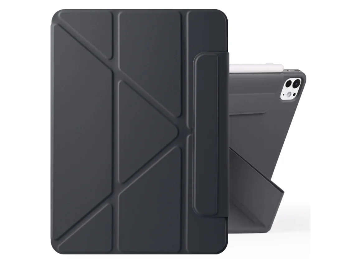 Capa For Xiaomi Pad 8 11.2 Polegadas Magnética Destacável Com Design Y-fold E Fecho Magnética Preta