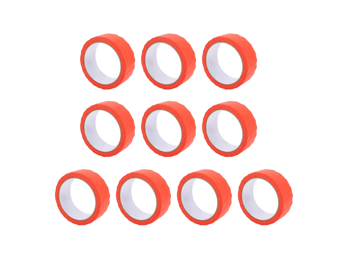 10 Cintas Adhesivas Rojas Para Pintar, Decorar El Hogar, Hacer Manualidades, Interiores Y Exteriores.