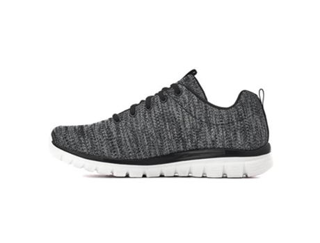 Zapatillas de Mujer SKECHERS Gracefultwisted Tecido Gris (41)