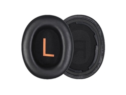 Almohadillas de cuero sintético negro Szsmart para auriculares Qcy H3 (juego de 2)