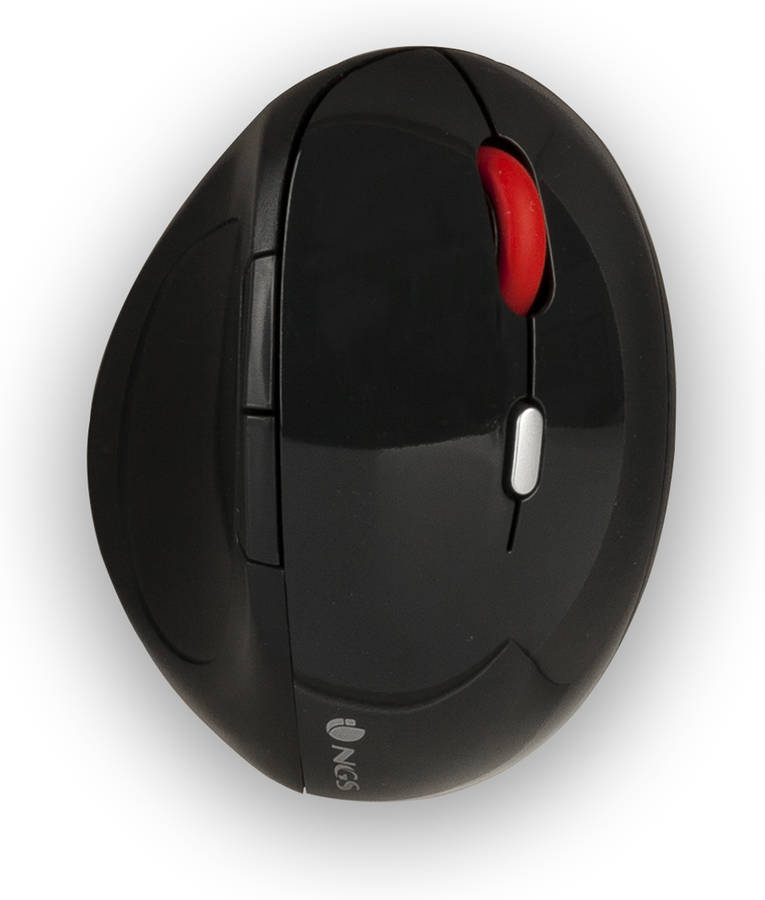 Ratón NGS EvoErgo (Inalámbrico - 2400 dpi - Gris)