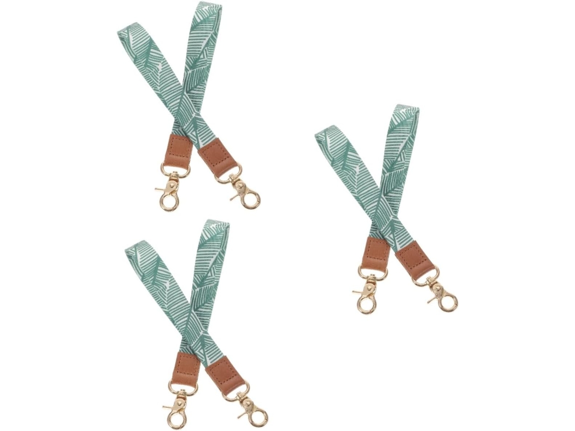Juego De 3 Llaveros Con Correas Para La Muñeca, Fáciles De Sujetar Para Manos Y Mochilas Escolares, 2 Piezas X