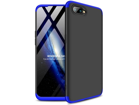 Carcasa Oppo Rx17 Neo GKK 360 Negro - Azul