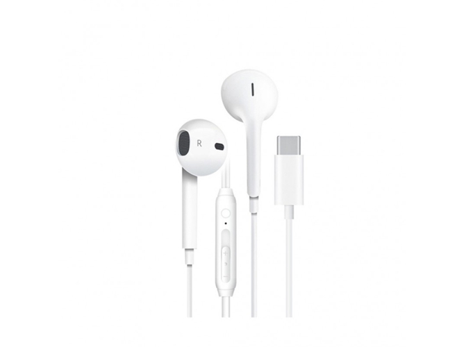 Auriculares con Cable CYOO CY121404 (In Ear - Micrófono - Blanco)