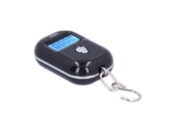 Minibalanza Electrónica Portátil Con Pantalla Iluminada, 25 Kg, Gancho De Almacenamiento, Para Compras Y Pesca.
