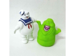 Figura De Acción Del Hombre Malvavisco + Slimer, El Fantasma Verde De Los Cazafantasmas, Juguetes Para Niños, Muñeco