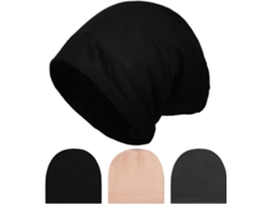 Bonnys De Nuit Protège Les Cabello Pendant Le Sommeil Lot 3 En Satin Ajustables Fabriqués Tissu