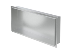 Nicho de ducha 60x30 cm Acero inoxidable plateado Marco oculto Nicho de pared Estante de ducha LUXEBATH