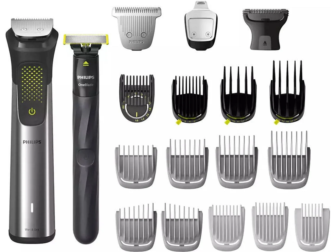 Recortadora Multifuncional PHILIPS MG9553/15 (Autonomía: 120 min recortadora/ 30 min OneBlade - Batería)