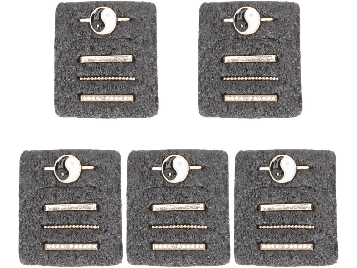 Juego 5 Adornos Correa Reloj Brillantes Decoración Moderna Cómoda Pulsera Tu