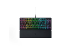 Ornata V3 Teclado para juegos con cable, sin teclas, con retroiluminación y reposamuñecas Negro RAZER