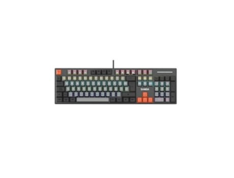 Teclado Mecánico Con Cable Luz Led Rgb 1,6 Metros Cable SANDA