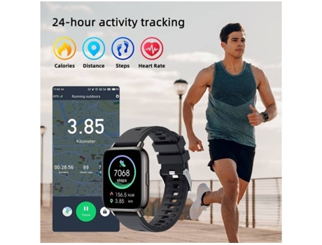 Reloj inteligente ALIMENTACIÓN YIZ1455 Negro