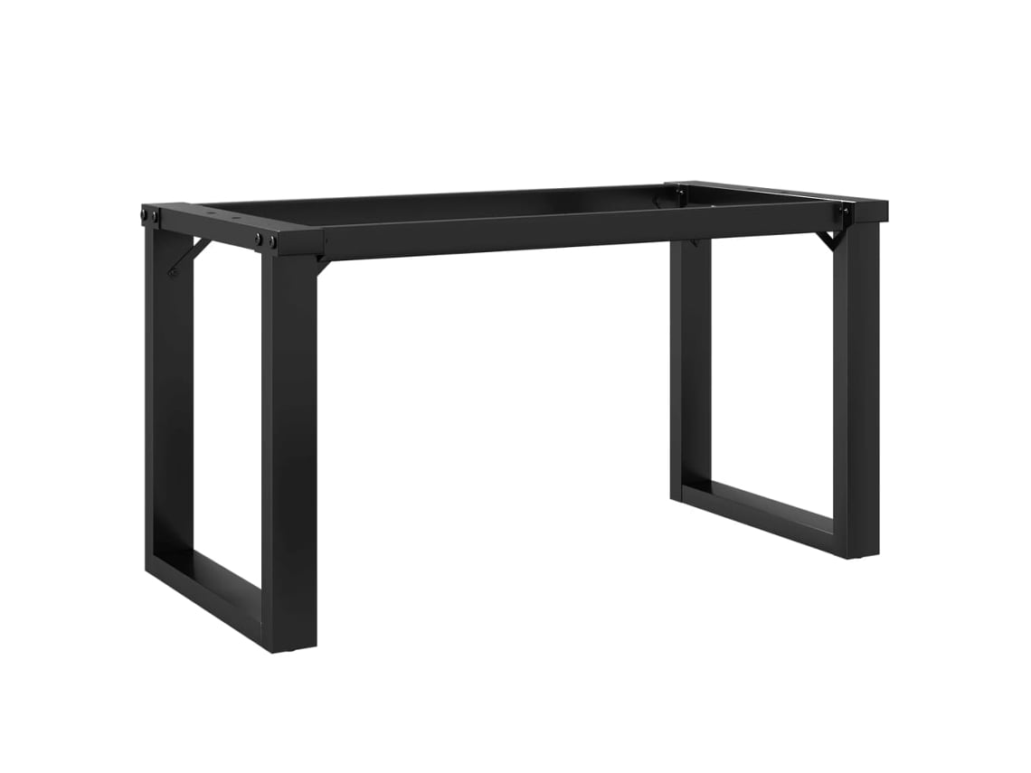 vidaXL Patas de mesa de centro estructura O hierro fundido 90x30x43 cm