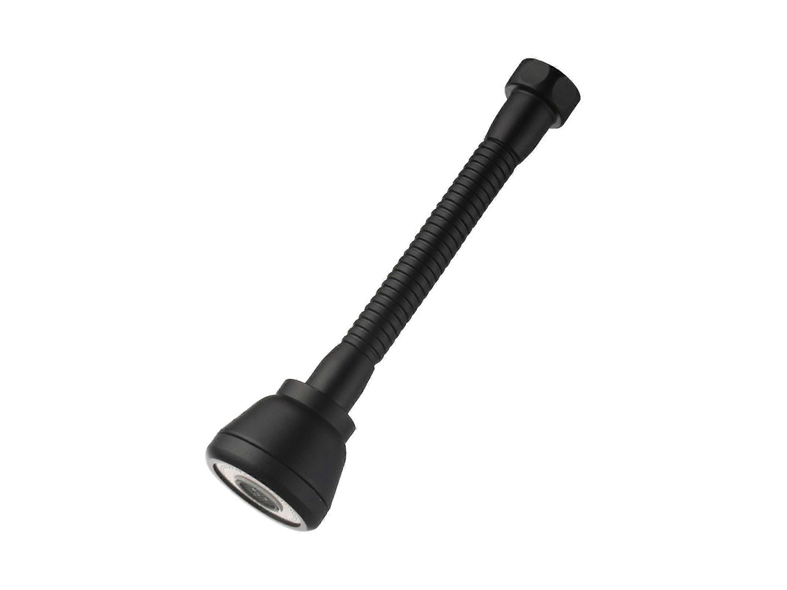 Extensor De Grifo Giratorio 360° De Cobre Negro Con 3 Modos Ahorro De Agua Antigoteo Para Cocina Y Baño Largo