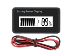 Indicador De Capacidad De Batería Gy-6h Con Iluminación Blanca, Voltímetro Universal De 12-48 V.