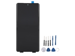 Cubierta de cristal trasera y frontal externa con herramientas para Samsung Galaxy S22 Ultra 5G blanca