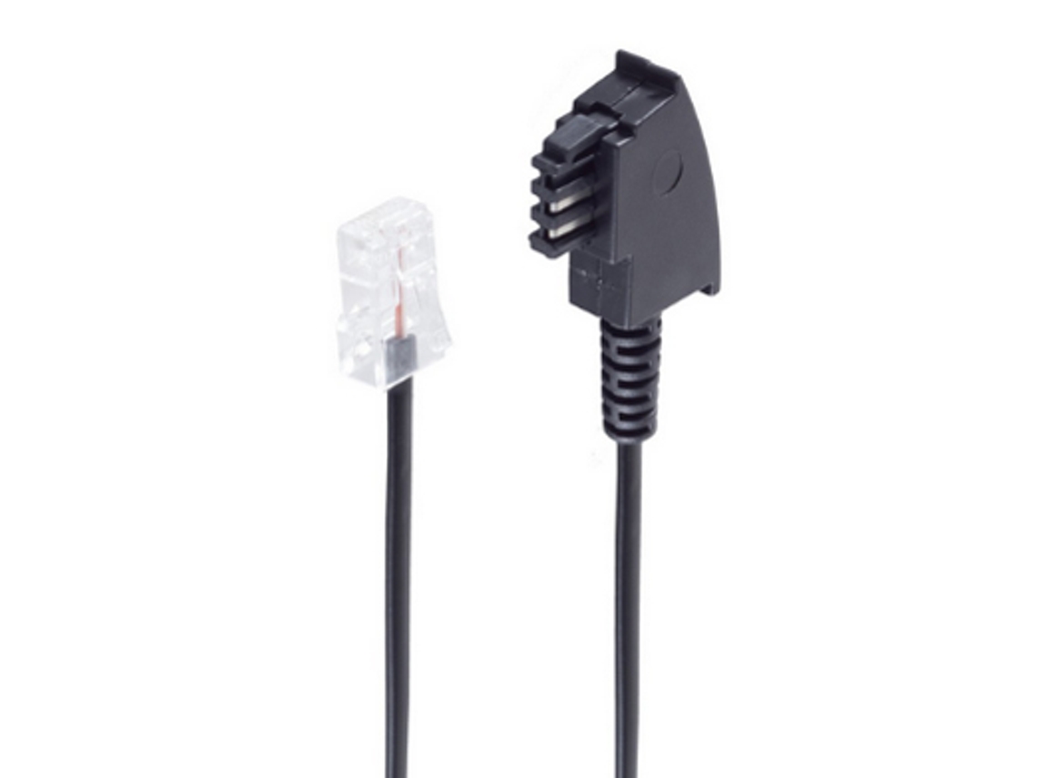 Cable Telefónico SHIVERPEAKS Basic-S Negro 2 0 M