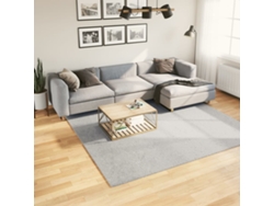 Alfombra De Pelo Corto Suave Lavable Huarte Gris 240x240 Cm