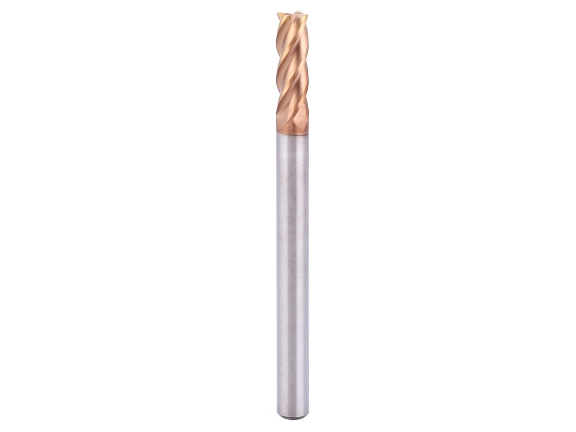 Fresa De Acero De Carburo De Tungsteno Con 4 Ranuras Hrc60 Para Aluminio Y Cobre, D4xd4x50, Para Fresado Cnc.