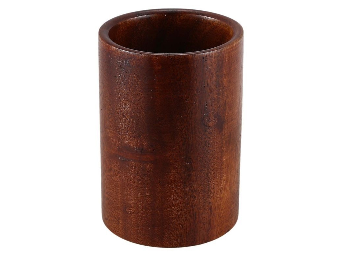 Soporte Para Utensilios De Madera De Azufaifo, Para Cucharas Y Espátulas En La Encimera De La Cocina.