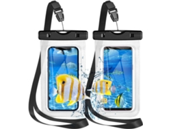 Paquete de 2 fundas impermeables para teléfono IPX8