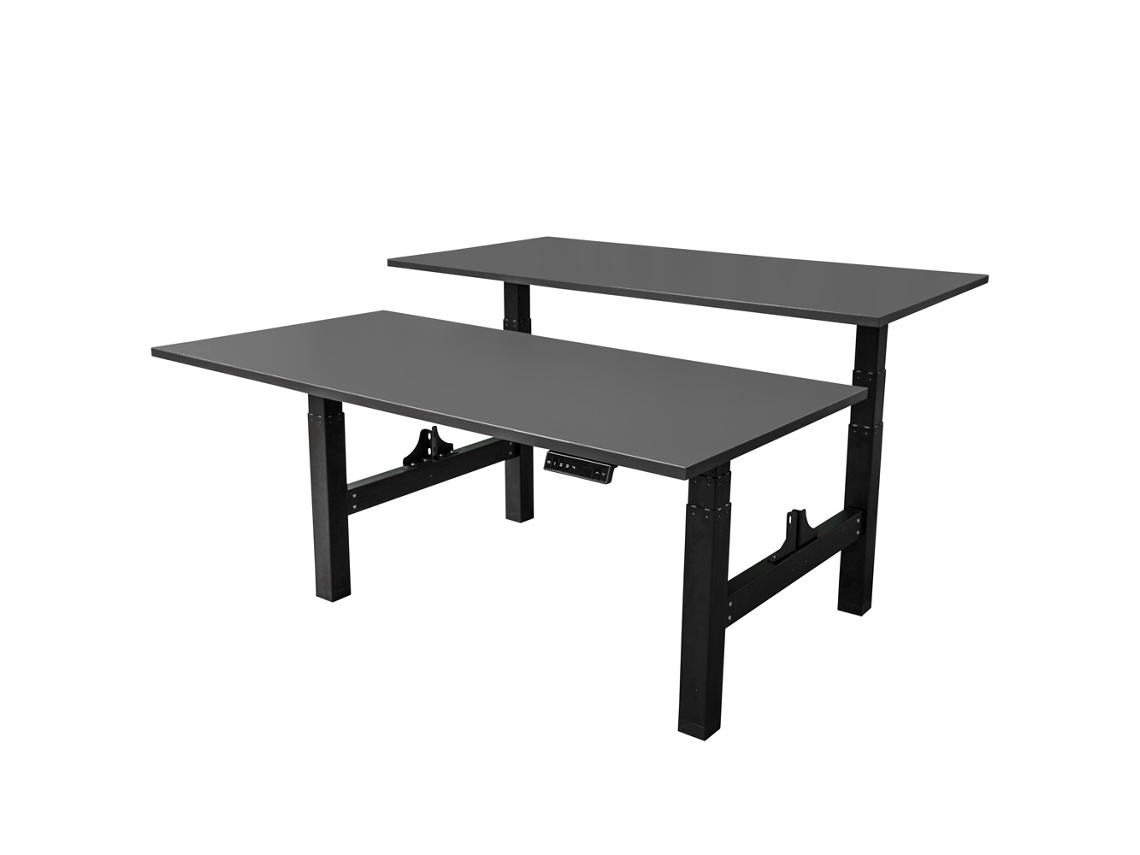 Mesa Ajustable Electrica Duo IVOL Motores Dobles (Negro)