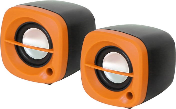 Altavoz Omega Og15 pc 2.0 naranja 6w usb mini jack altavoces og15o