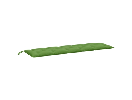 Cojín De Banco De Jardín VIDAXL Verde Tela (180x50x7 cm)