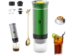 Cafetera portátil 3 en 1 de cápsulas, con calentamiento y preparación en frío automáticos, Eifson (verde)