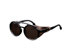 Gafas de sol Keithion Glacier Steampunk Mountain, resistentes al viento, de cuero. Punnyb Slo