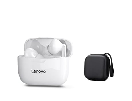 Auriculares Bluetooth True Wireless Lenovo Xt90 Tws Bluetooth 5.0 [Blanco con Funda]