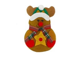 Organizador de cubiertos navideño de tela no tejida resistente para cuchillos, tenedores y cucharas. Ideal para decoración navideña. Nostalgia88