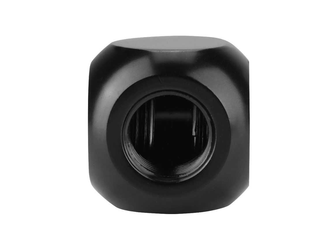 KOFIHETY Conector Esférico de 3 Vías en Latón con Rosca Interna G1/4 para Tubo de Refrigeración PC