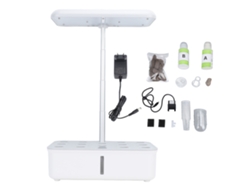 Sistema hidropónico inteligente de 5 litros con luz LED, control remoto y jardín interior