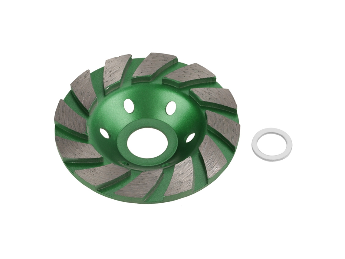 Disco De Esmeril De Diamante Em Copa 100mm Para Polimento De Pedra Concreto Cerâmica