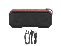 Altavoz Inalámbrico Bluetooth 5.0 X8, Resistente Al Agua Ipx7, Luminoso, Subwoofer Portátil Para Exteriores, Rojo.