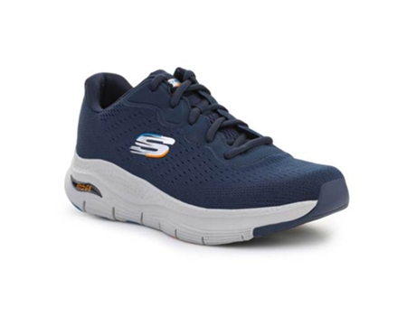 Zapatillas Deportivas SKECHERS Archfit Infinity Cool (Azul Mariño - Tejido, Material Sintético- 41,5)