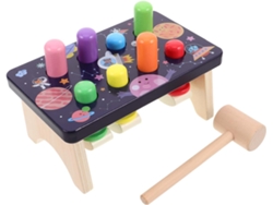 Juego de madera "Blows Topo" para niños y niñas, actividad para padres e hijos.