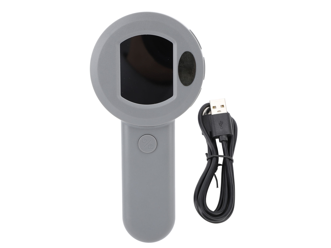 Lupa digital de 50 aumentos con pantalla IPS de 2 pulgadas y luz, lupa digital magnética IPS