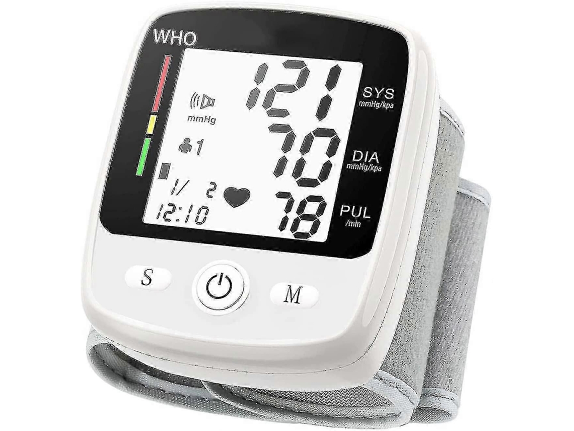 Monitor De Pressão Arterial De Pulso, Manguito Digital Automático Com Carregamento Usb.