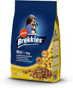 Pienso para Perros BREKKIES EXCEL (3 Kg - Seco - Sabor: Pollo y Verduras)